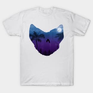 CITY NIGHTLIFE BAT (SILHOUETTE) T-Shirt